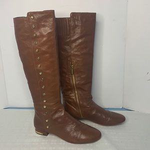 MICHAEL Michael Kors Brown Combat & Moto Boots